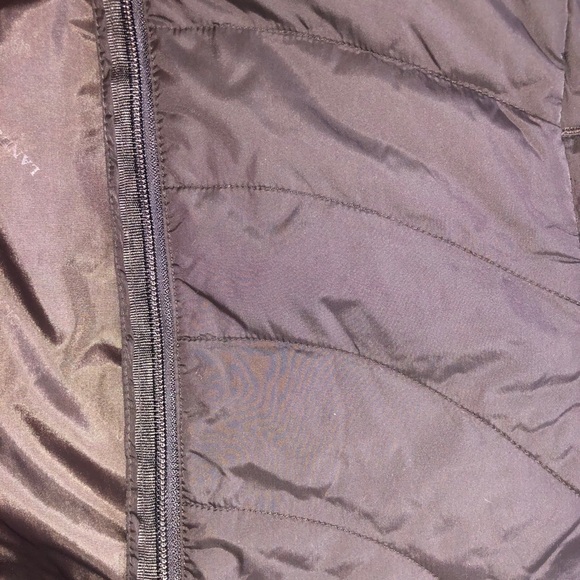 Lands End Quilted Brown Puffer Vest Size Small 6-8 - Picture 6 of 7